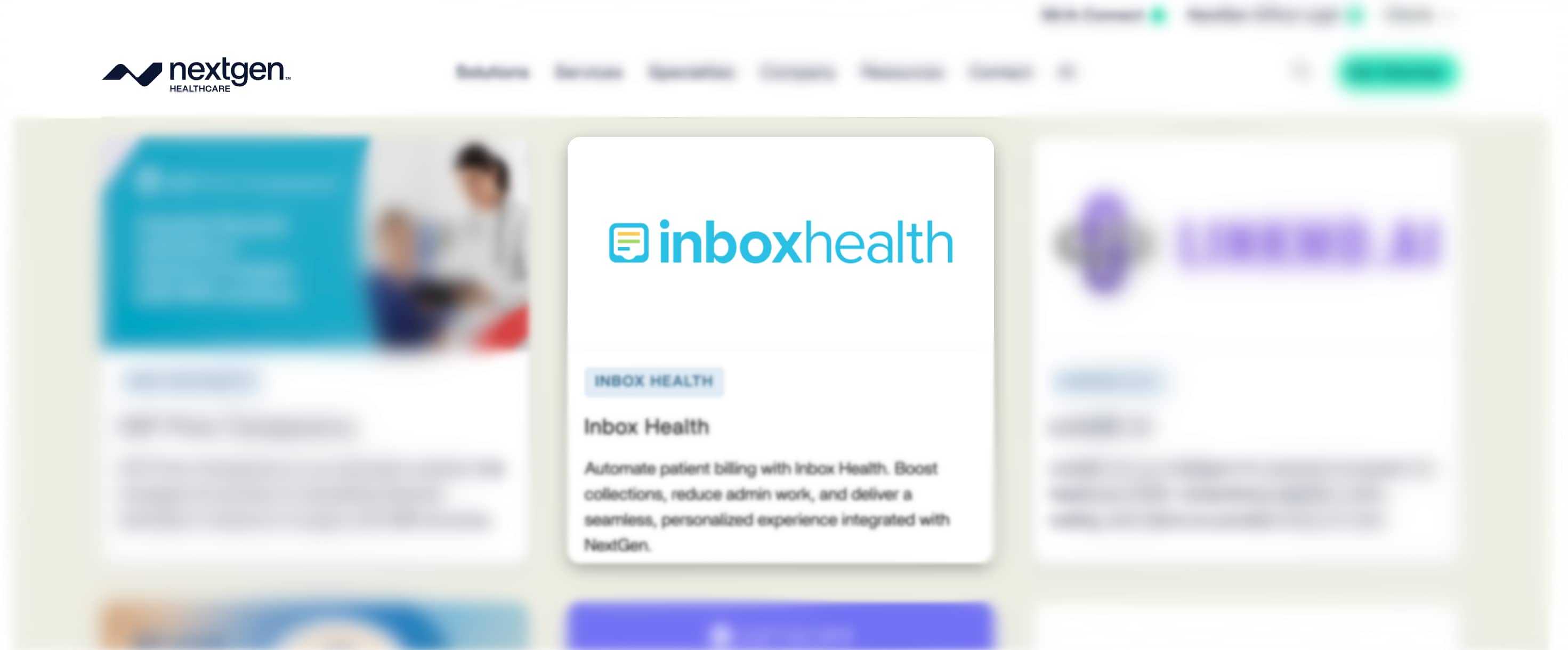 Inbox Health Joins NextGen Healthcare Marketplace to Enhance Billing Experience for Patients